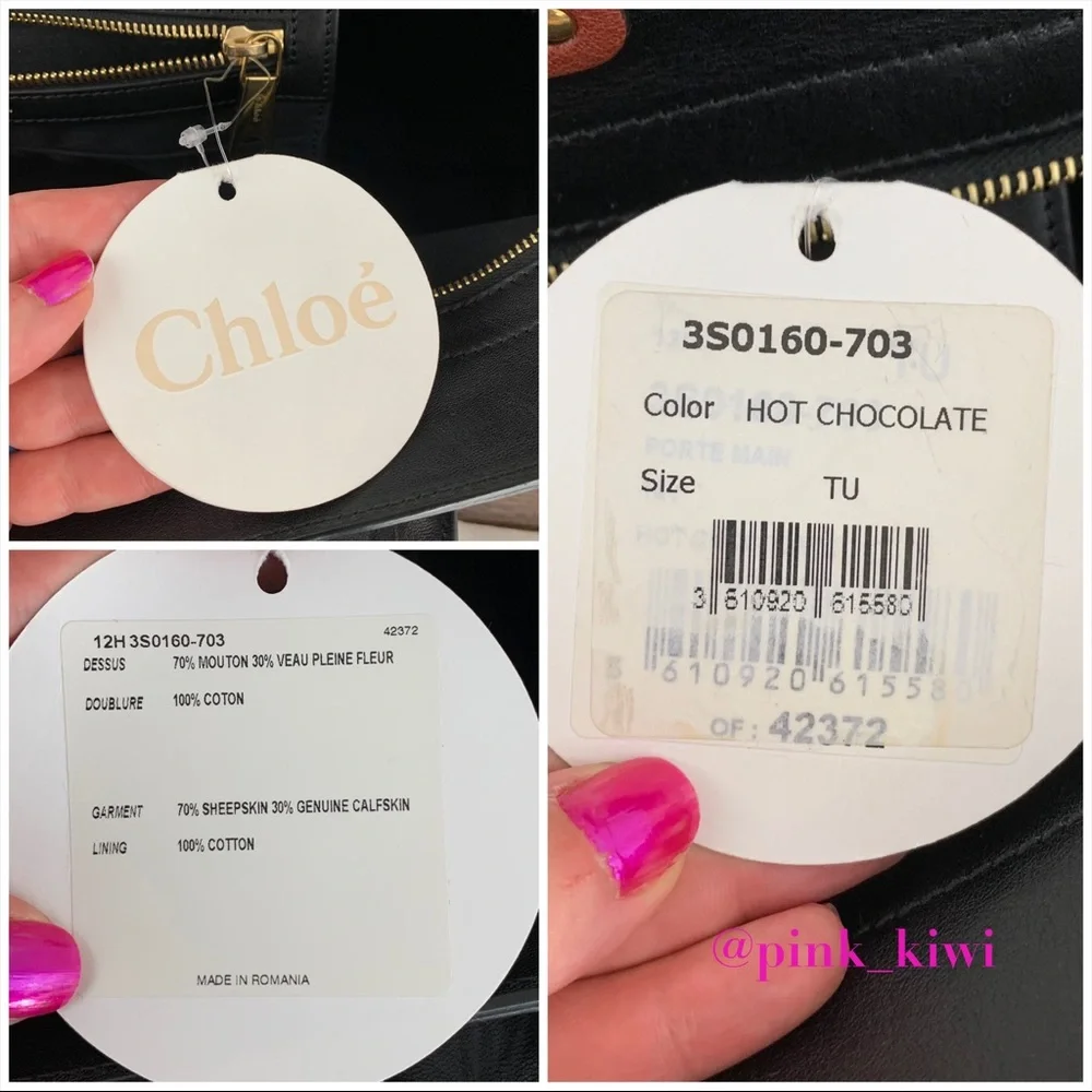 Chloe Large Alice Colorblock Tote